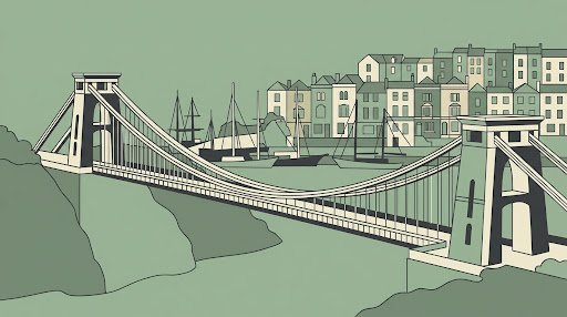 Stitch-generated locality illustration for Astrodream services in Bristol